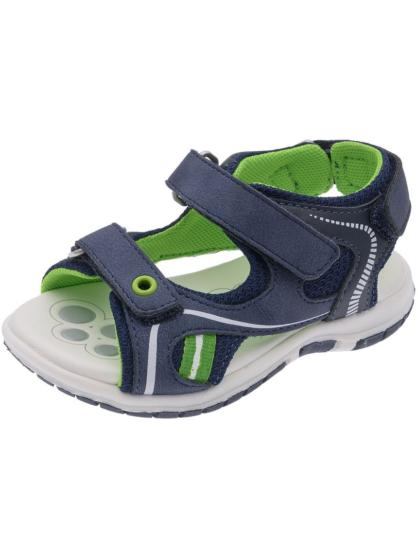Sandali bimbo sportivi blu e verde - chicco fiesole