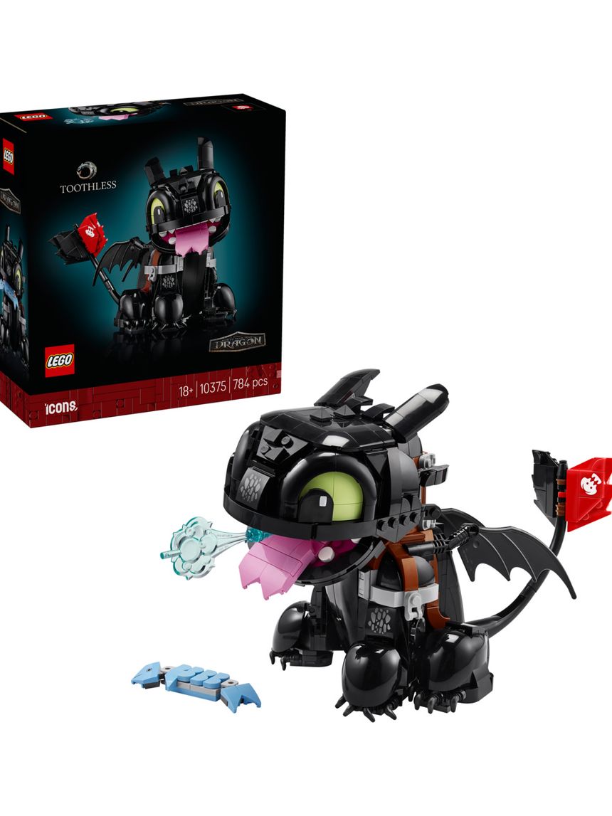 Lego icons 10375 dragon trainer: sdentato