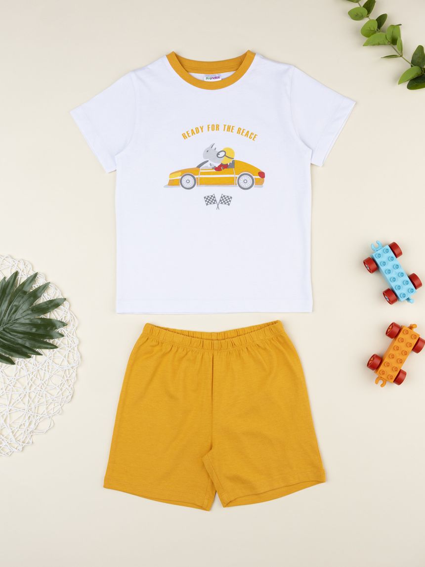 Pigiama due pezzi bimbo race