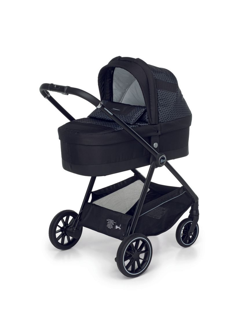 Trio divo + seggiolino rek black + adattatore - chic - foppapedretti