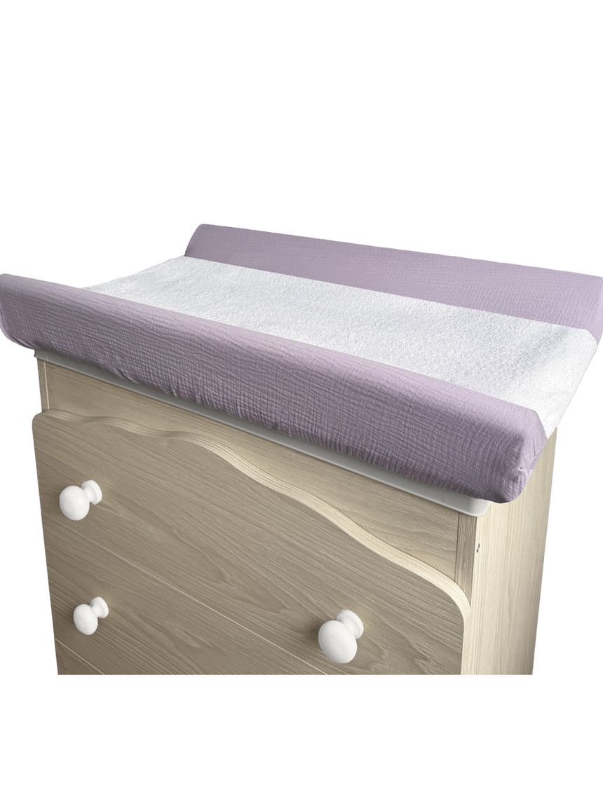 Coprifasciatoio muslin lilla - italbaby