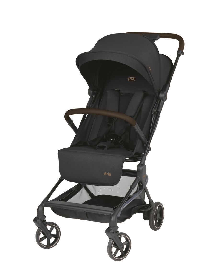 Passeggino ultracompatto aria true black - peg