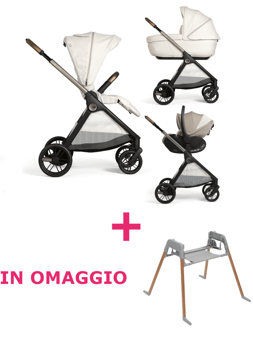 Trio bellagio 2 grand confort first seat rec amber glow + base lullaglide in omaggio - chicco