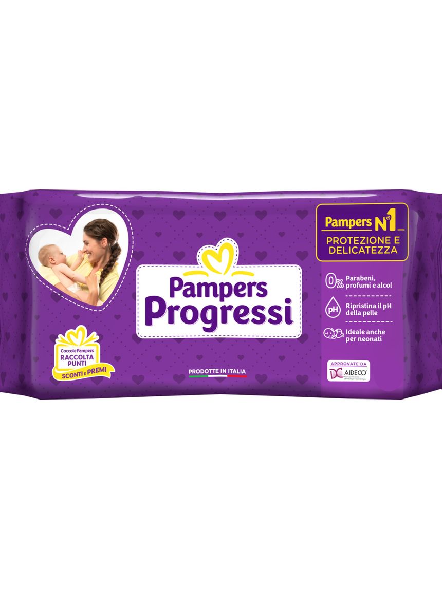 Salviette pampers progressi x63