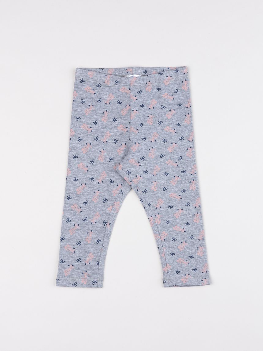 Legging bimba grigi danza