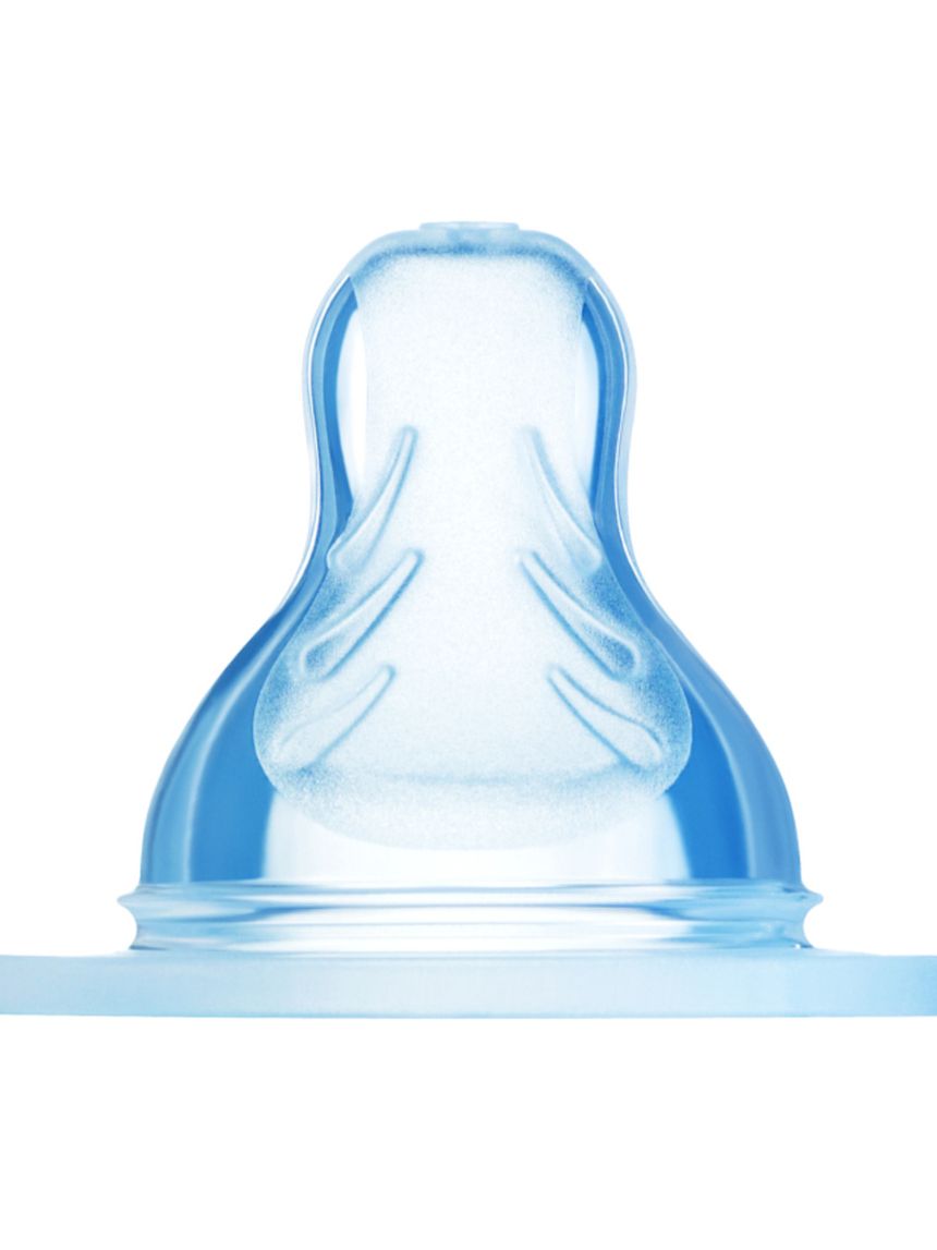 Mam tettarella misura x (set da 2), tettarella mam piatta e simmetrica in morbido silicone skinsoft per liquidi densi e pappe, 6+ mesi