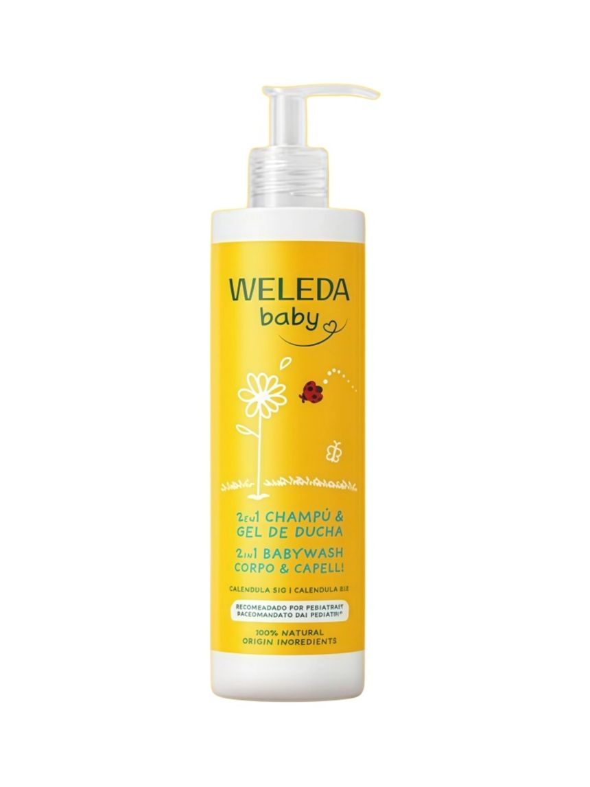 Shampoo e bagnoschiuma calendula baby 400ml - weleda