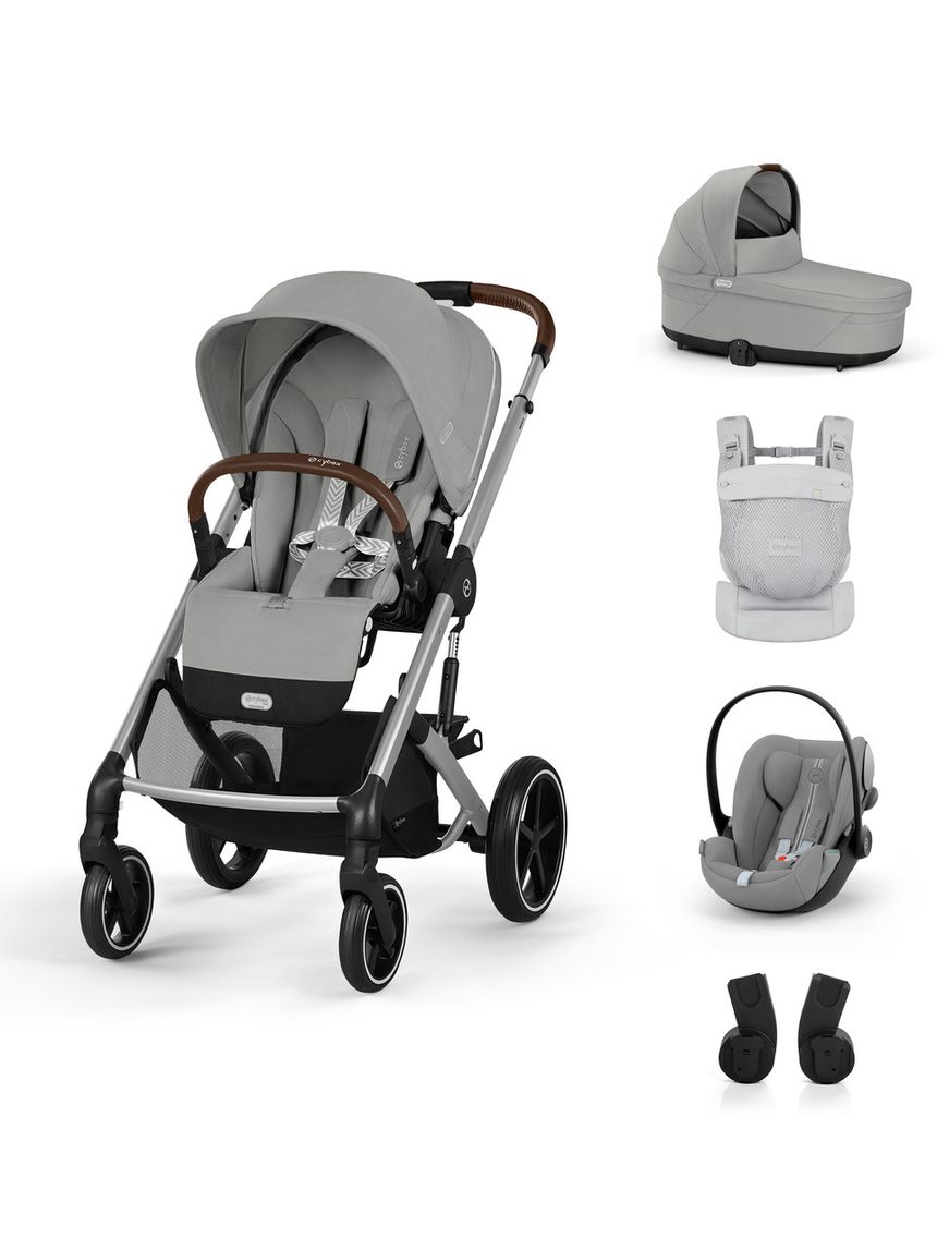 Pack s trio balios s lux stone grey cloud g3 e amya dune grey - cybex