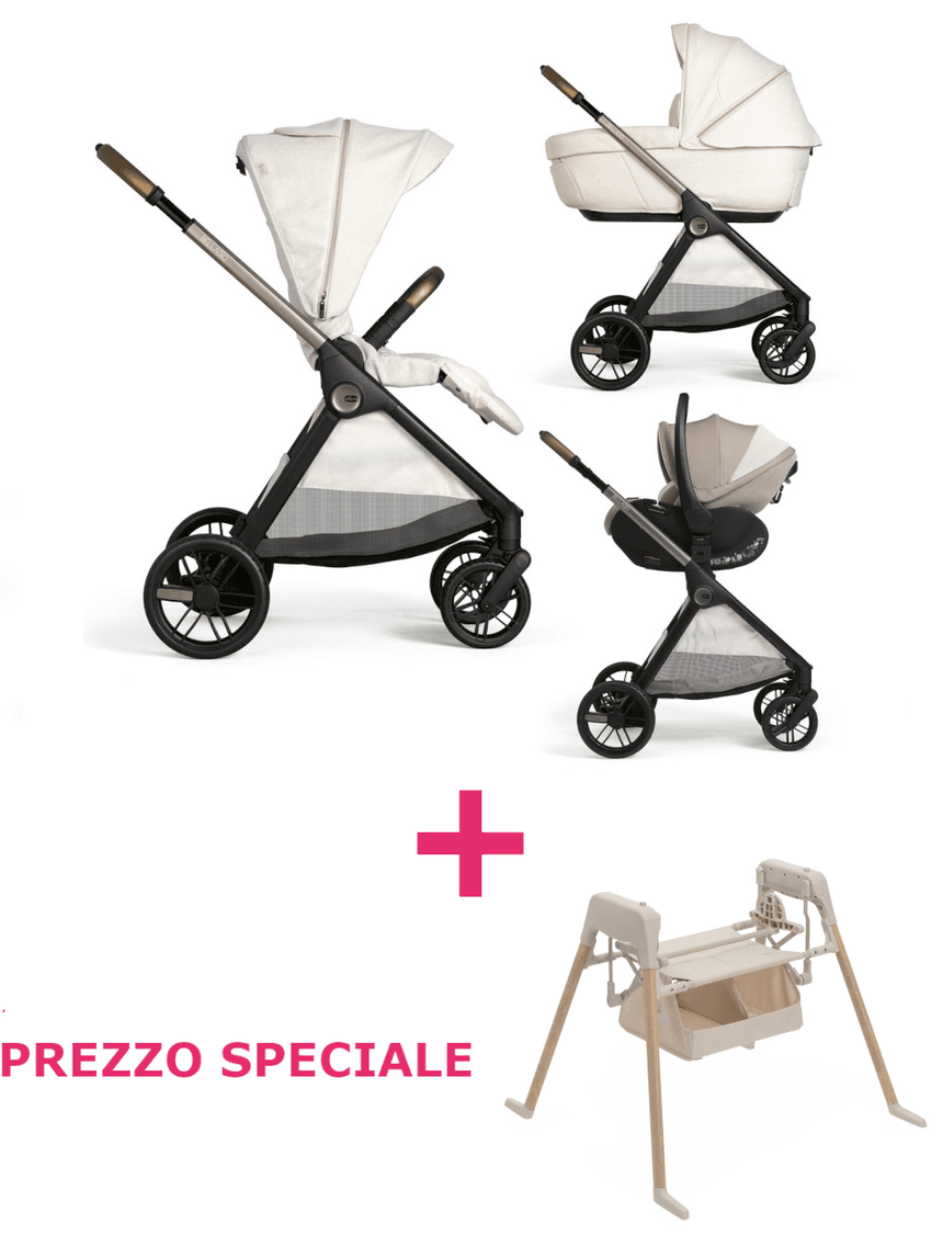 Trio bellagio 2 grand confort first seat rec amber glow + base e-lullaglide a un prezzo speciale