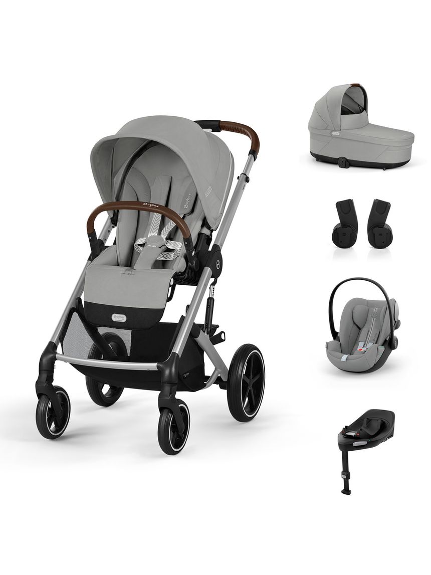 Trio balios s lux stone grey con base g3 - cybex