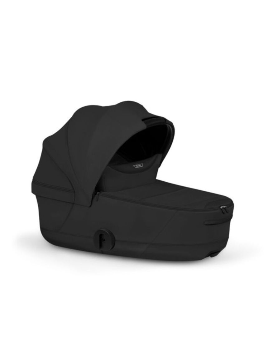 Navicella richiudibile lux carry cot per mios/coya sepia black - style collection - cybex platinum