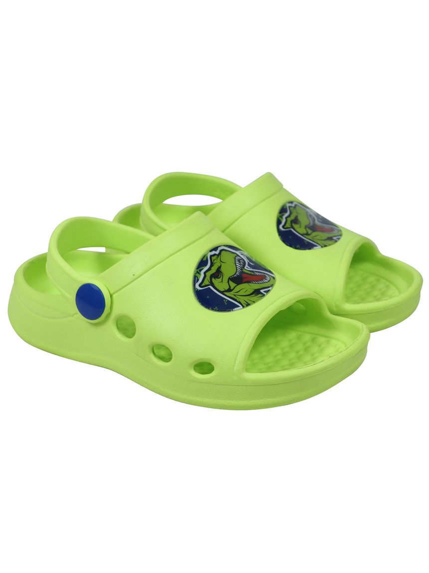 Sandalo bimbo verde t-rex