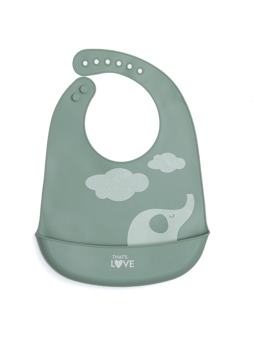 Bavaglino in silicone green - that's love