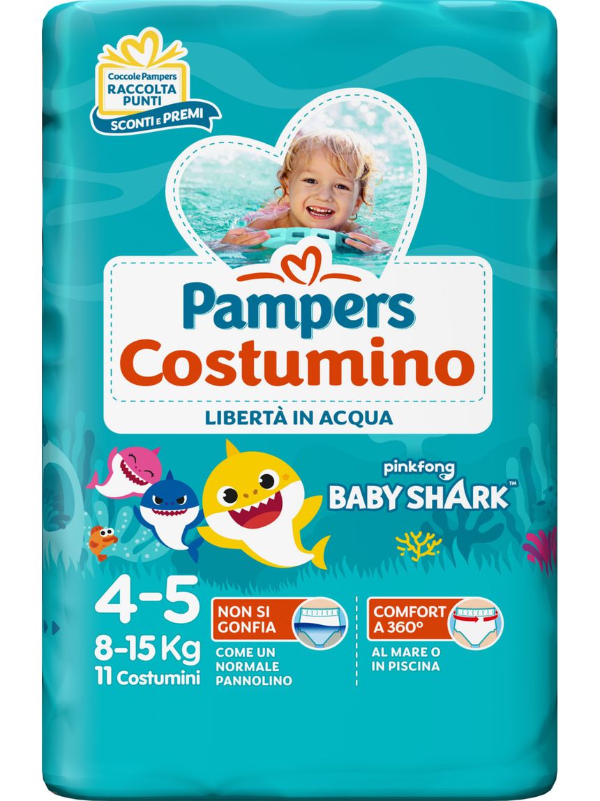 Pampers costumino 4/5 x11 pezzi