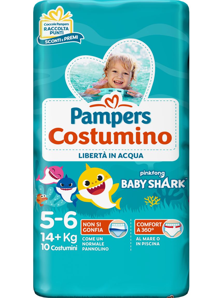 Pampers costumino 5/6 x10 pezzi