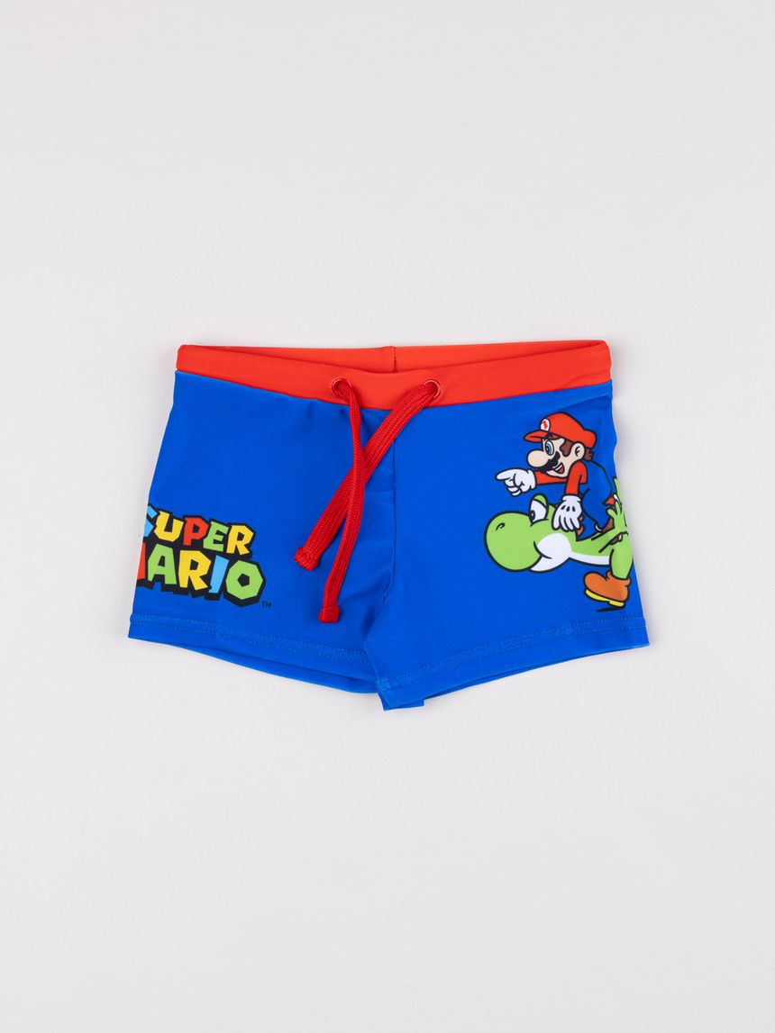Costume boxer bimbo super mario & yoshi blu