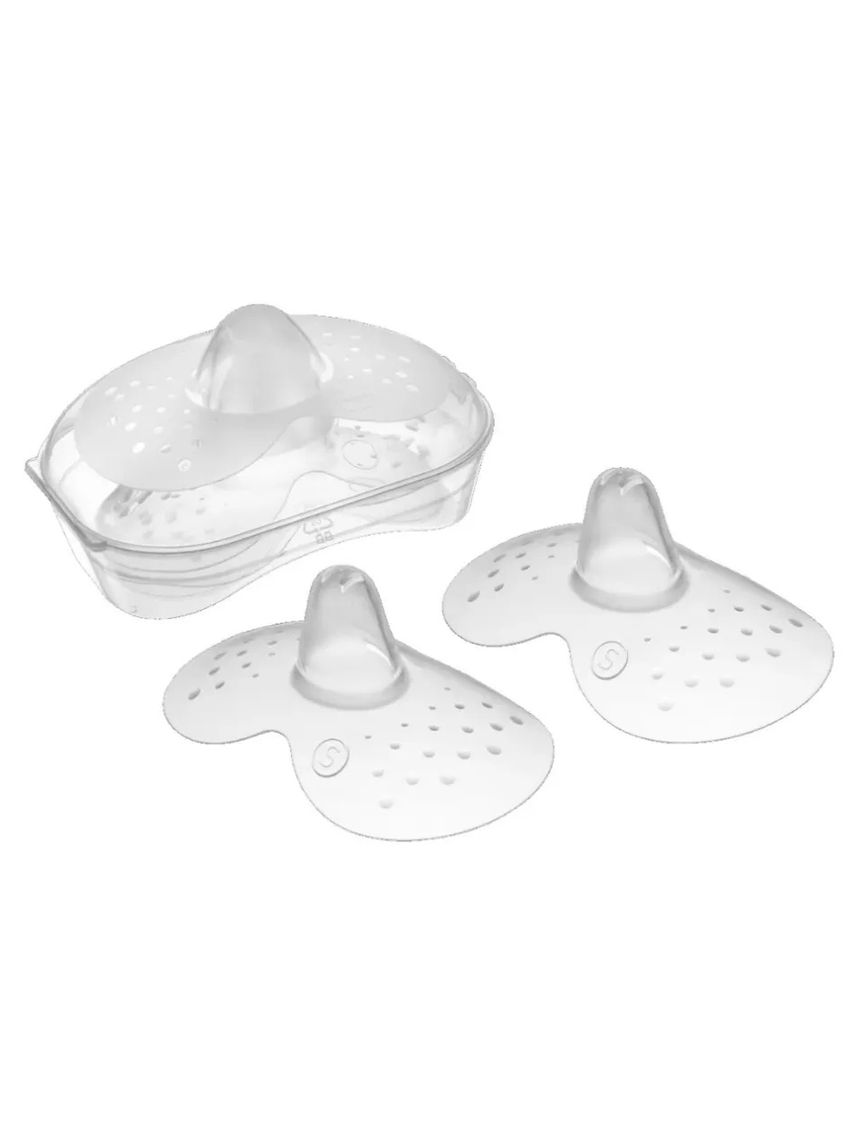 Paracapezzoli in silicone misura small + box sterilizzatore - mam