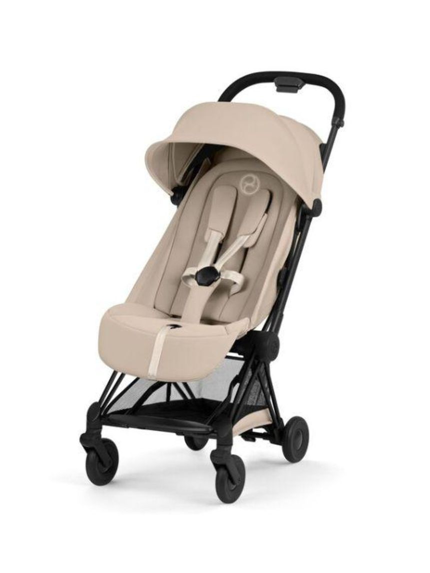 Passeggino coya comfort matt black - cozy beige - cybex platinum