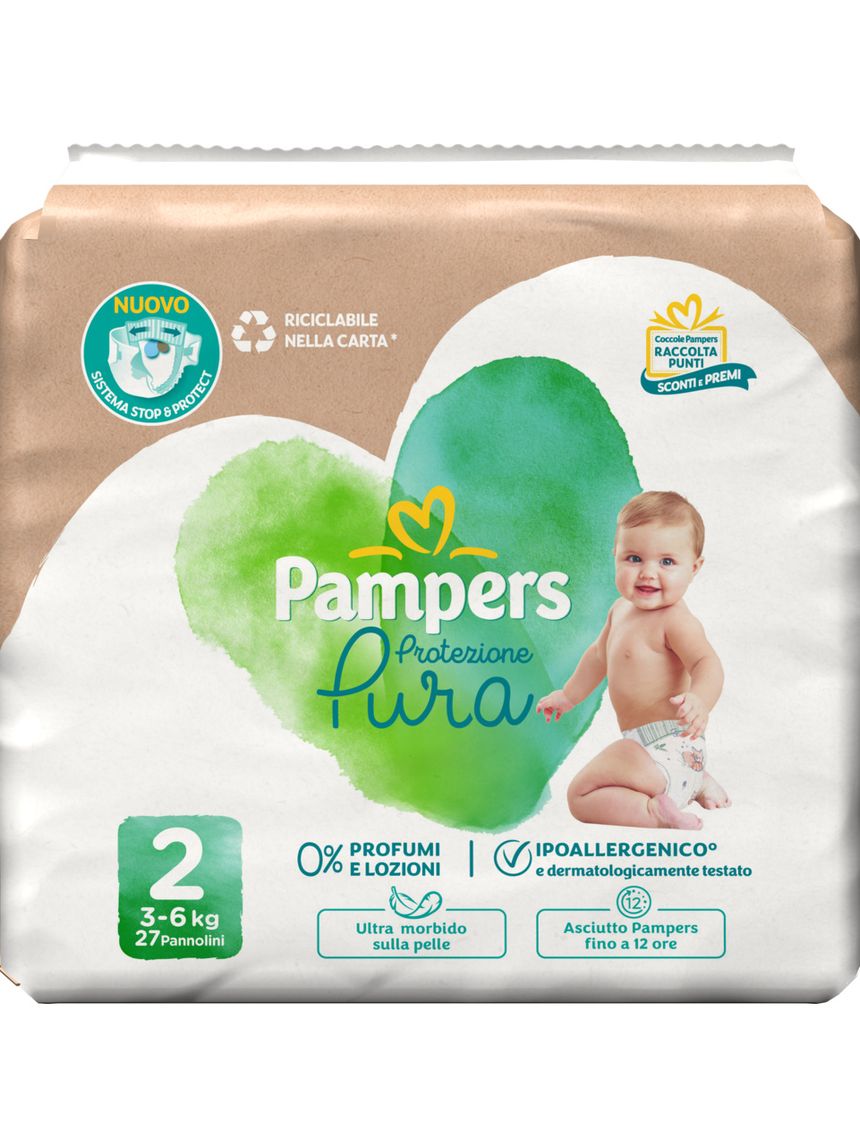Pampers protezione pura mini x27 pezzi