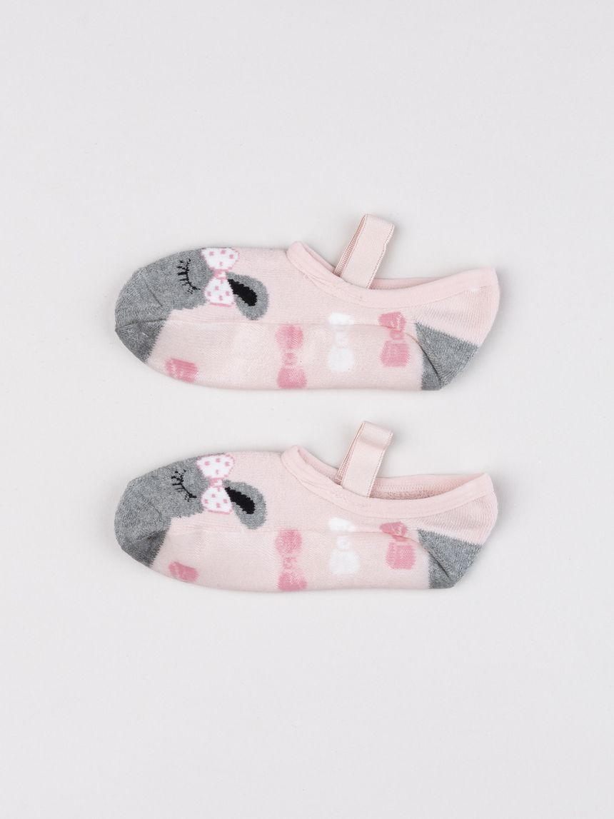 Ballerine antiscivolo bimba coniglietti