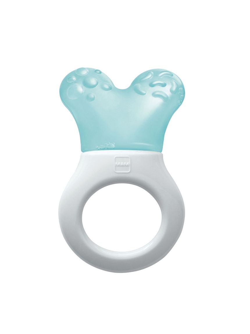 Mam mini cooler & clip dentaruolo, massaggia gengive neonati 2+ mesi rinfrescante e lenitivo, neonato accessori utili facili da afferrare, azzurro