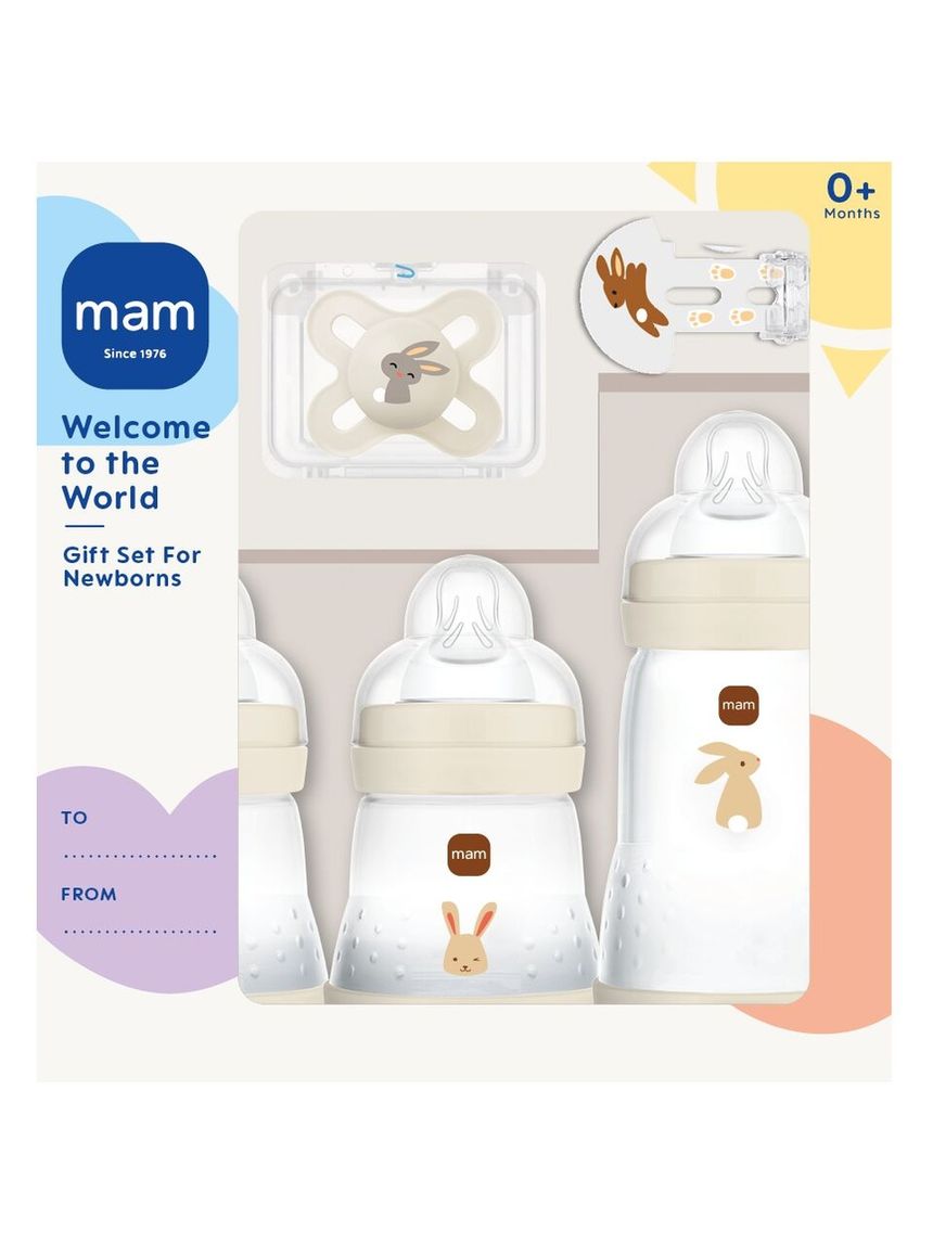 Welcome to the world confezione regalo beige - mam