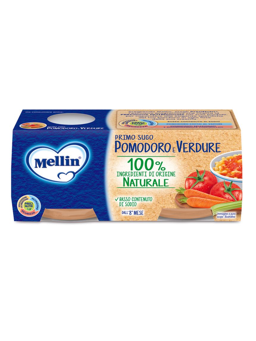 Primo sugo pomodoro e verdure 2x80 g - mellin