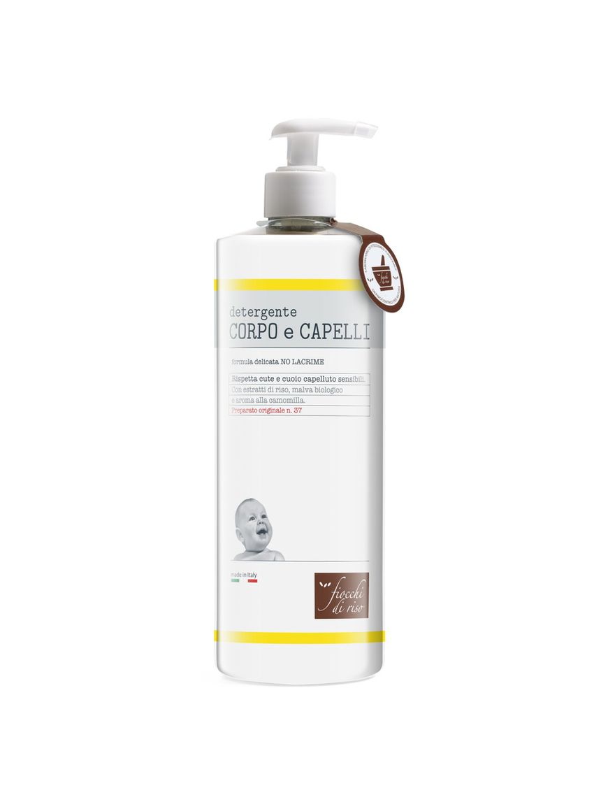 Detergente corpo e capelli camomilla 750 ml - fiocchi di riso