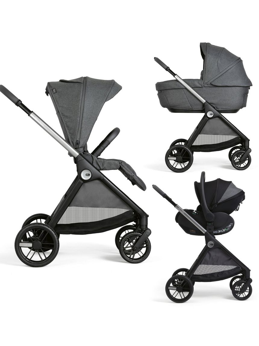 Trio bellagio 2 gran confort first seat recline -  black satin - chicco