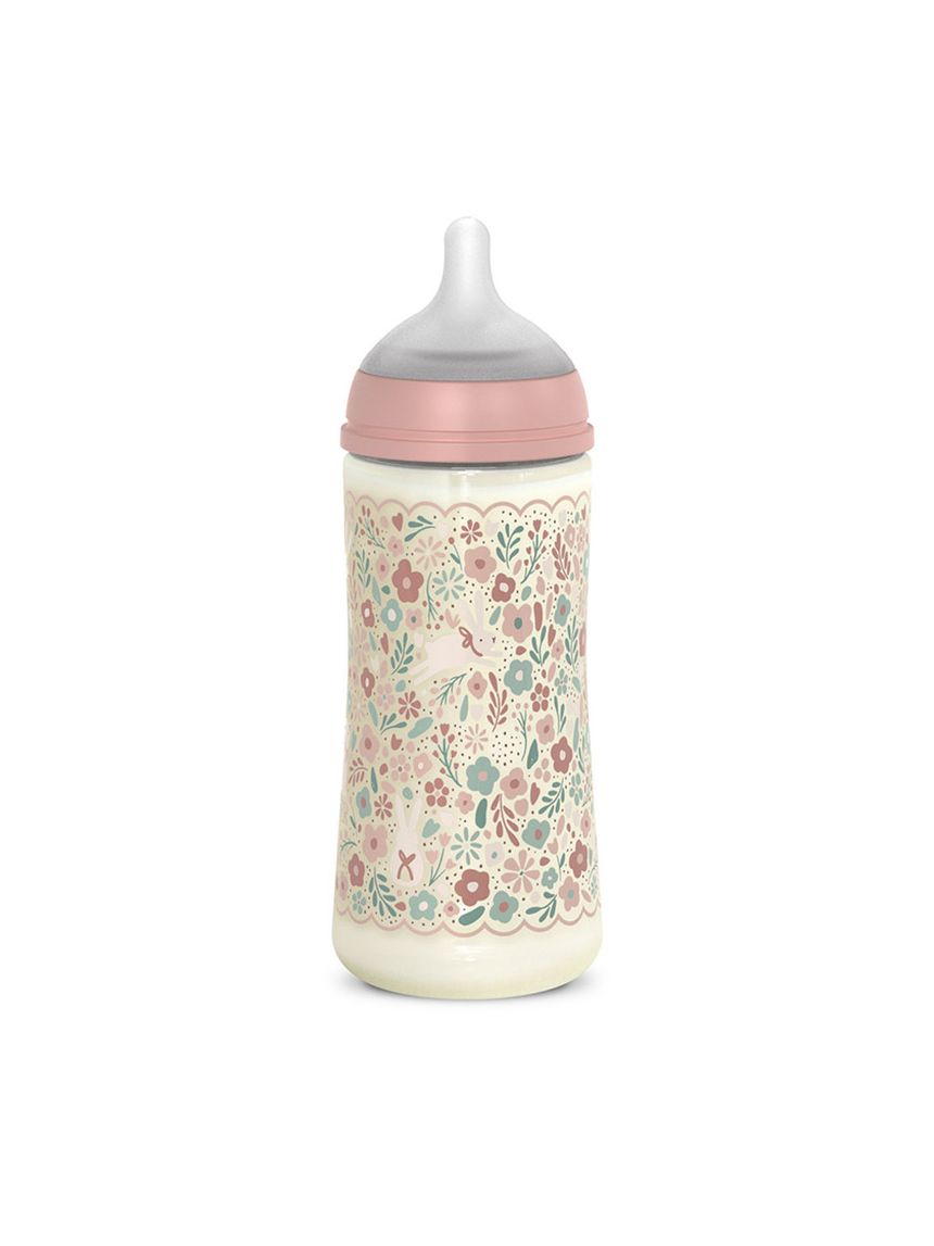 Wonderland biberon 360ml fl l liberty rosa - suavinex