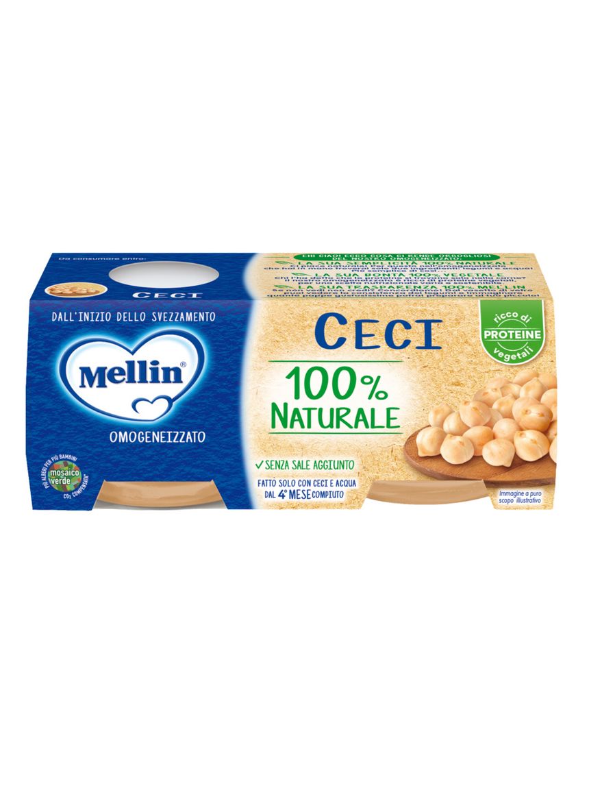 Omogeneizzato ceci 2x80 gr - mellin