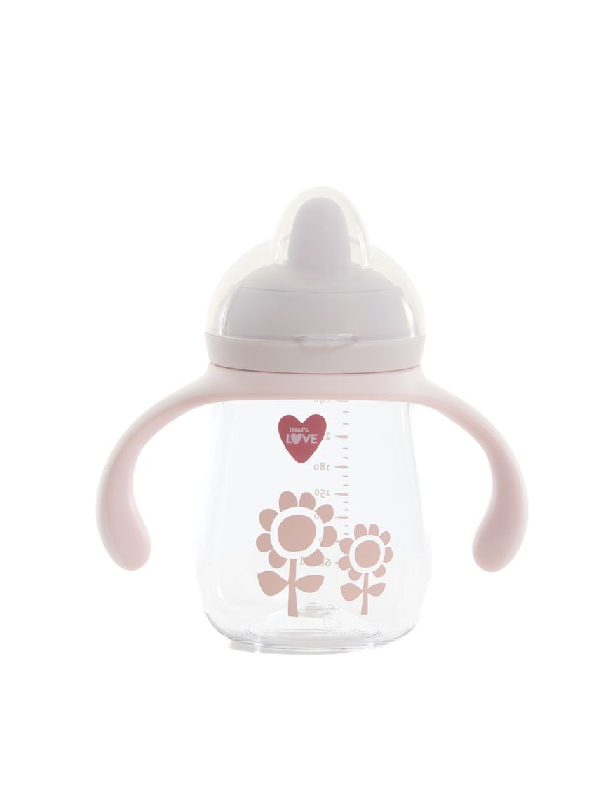 Tazza 9m+ flower 260 ml beccuccio morbido - that's love