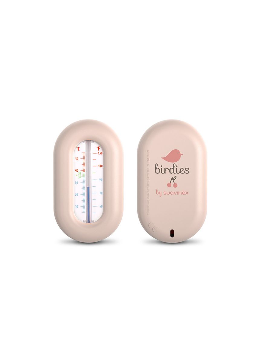 Termometro bagno birdies rosa - suavinex