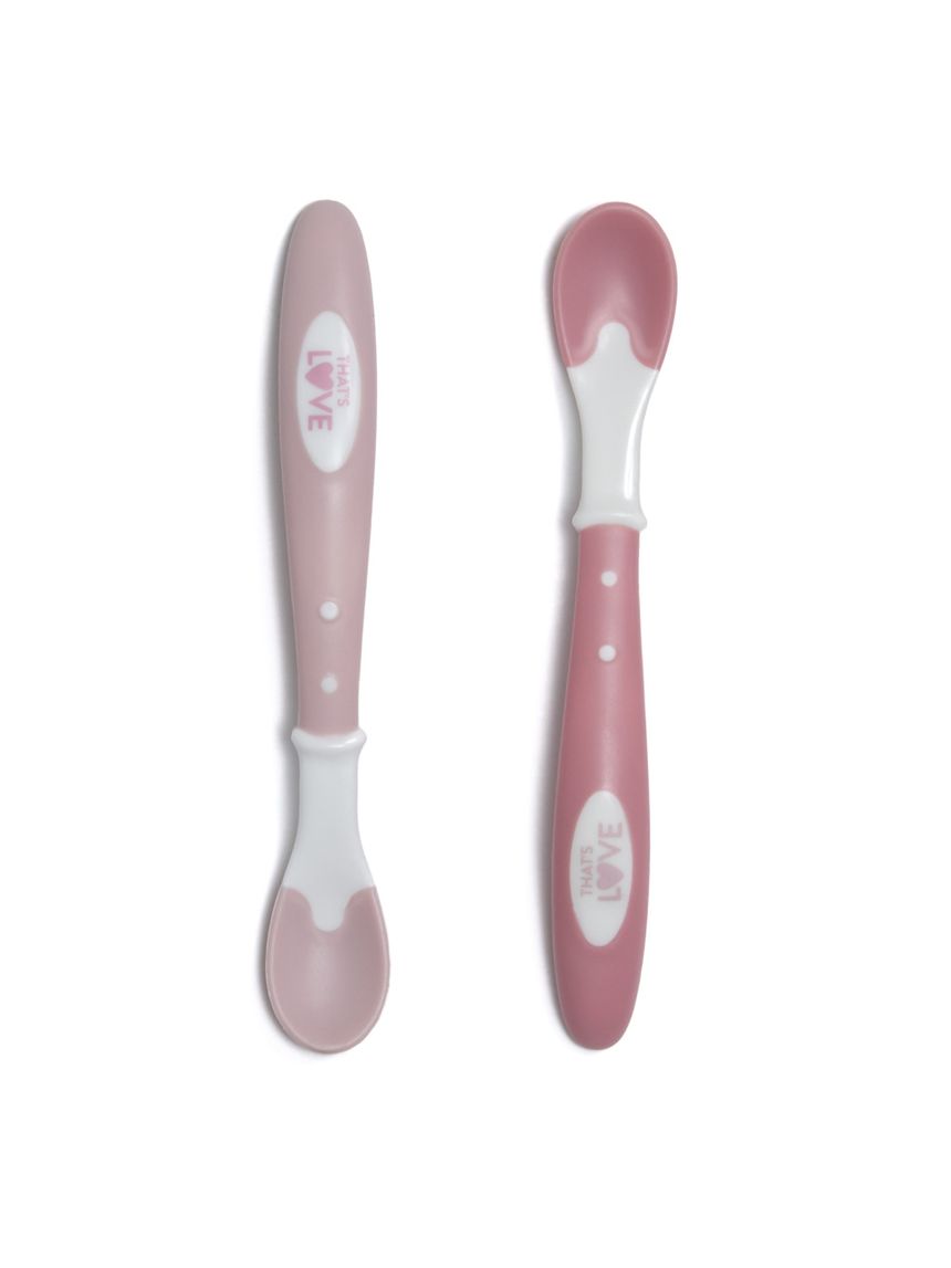 Set 2 cucchiai 10m+ morbido pink- that's love