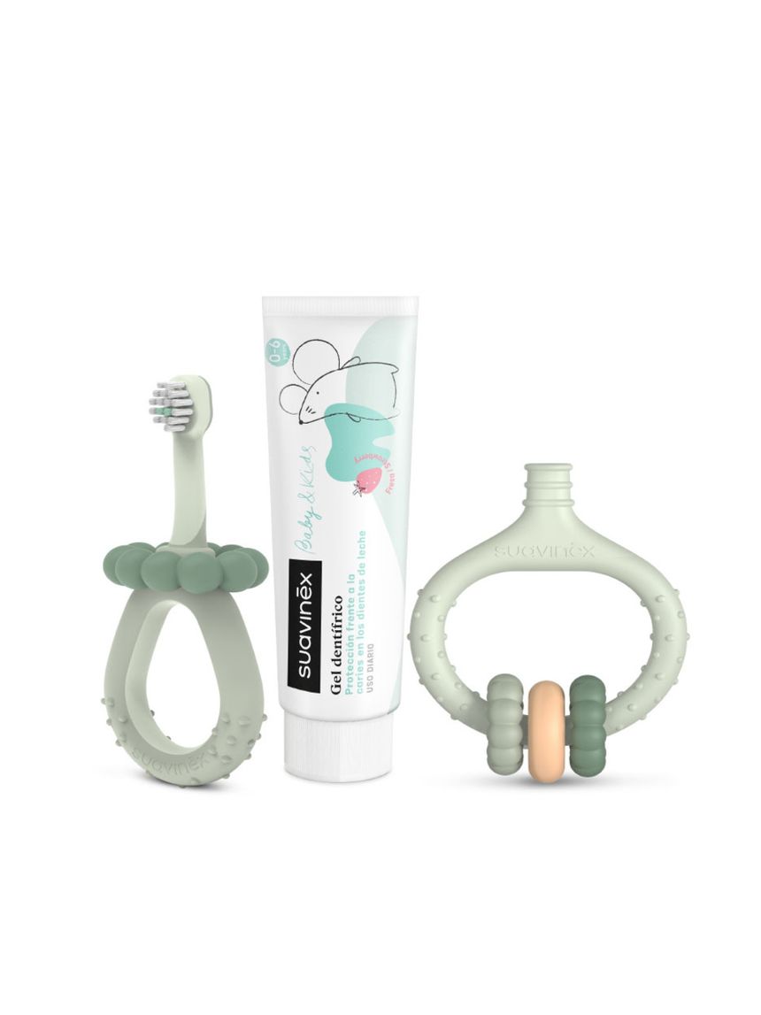 Oral care il mio primo set di igiene orale  +0m verde - suavinex