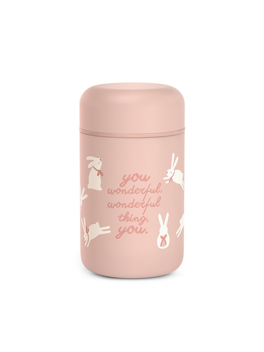 Wonderland portapappa termico 400ml rosa - suavinex
