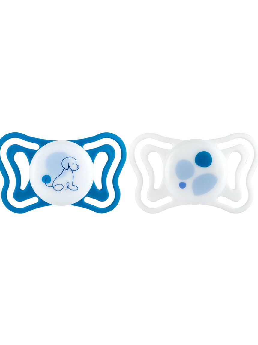 Succhietto physioforma light azzurro 6-16m - chicco