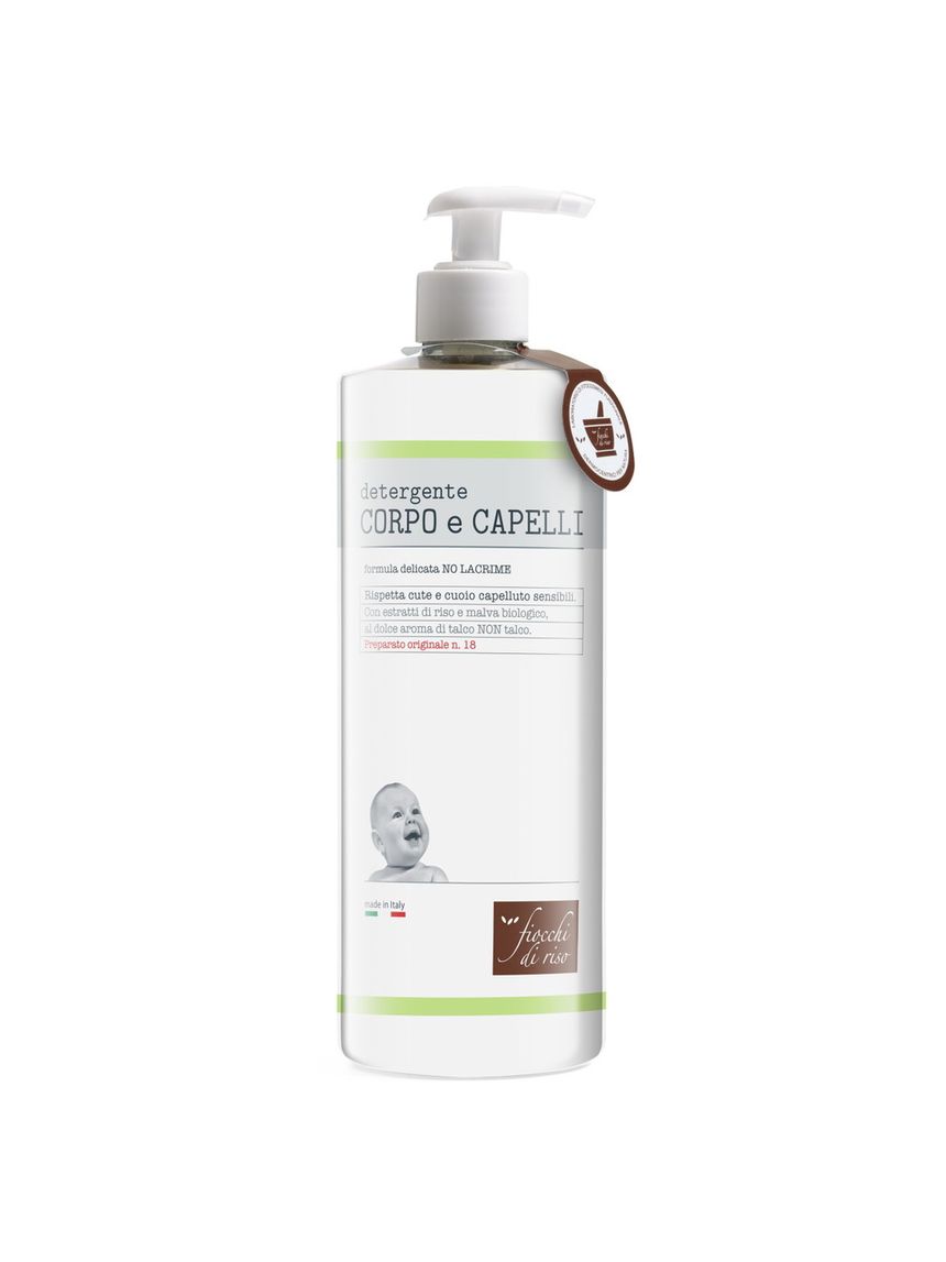 Detergente corpo e capelli talco 750 ml - fiocchi di riso