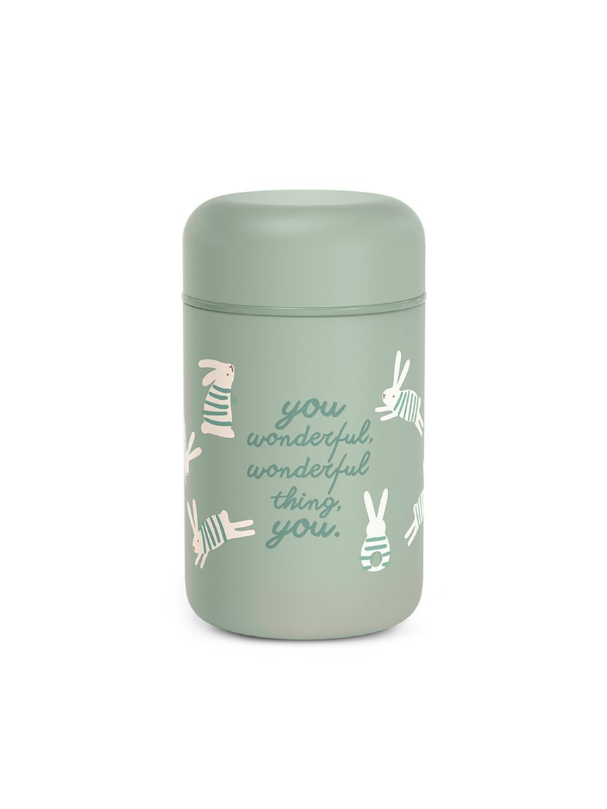 Wonderland portapappa termico 400ml verde - suavinex