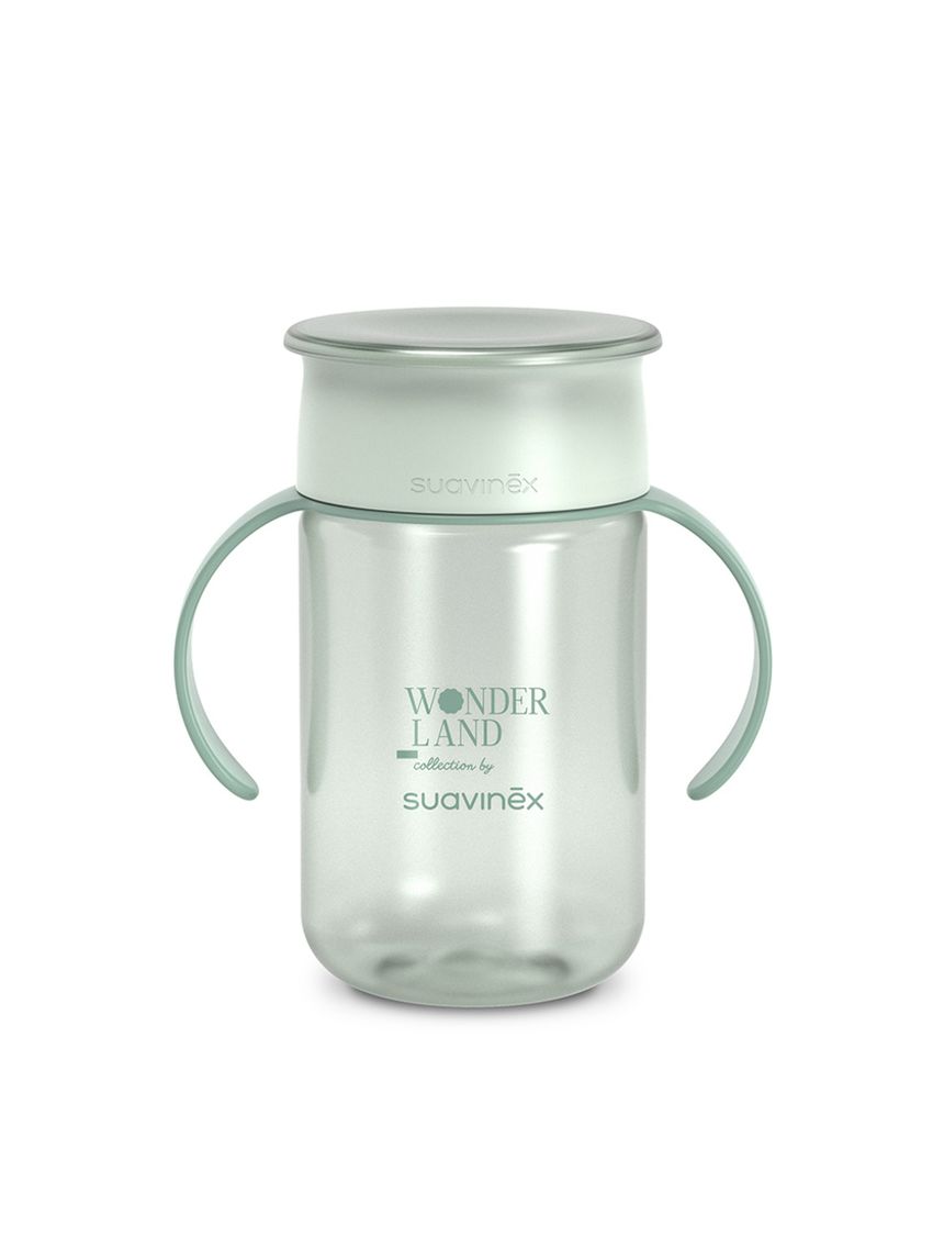 Wonderland tazza 360° 340ml +12m verde - suavinex