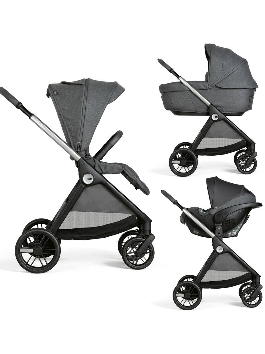 Trio bellagio 2 grand comfort kory plus - black satin - chicco
