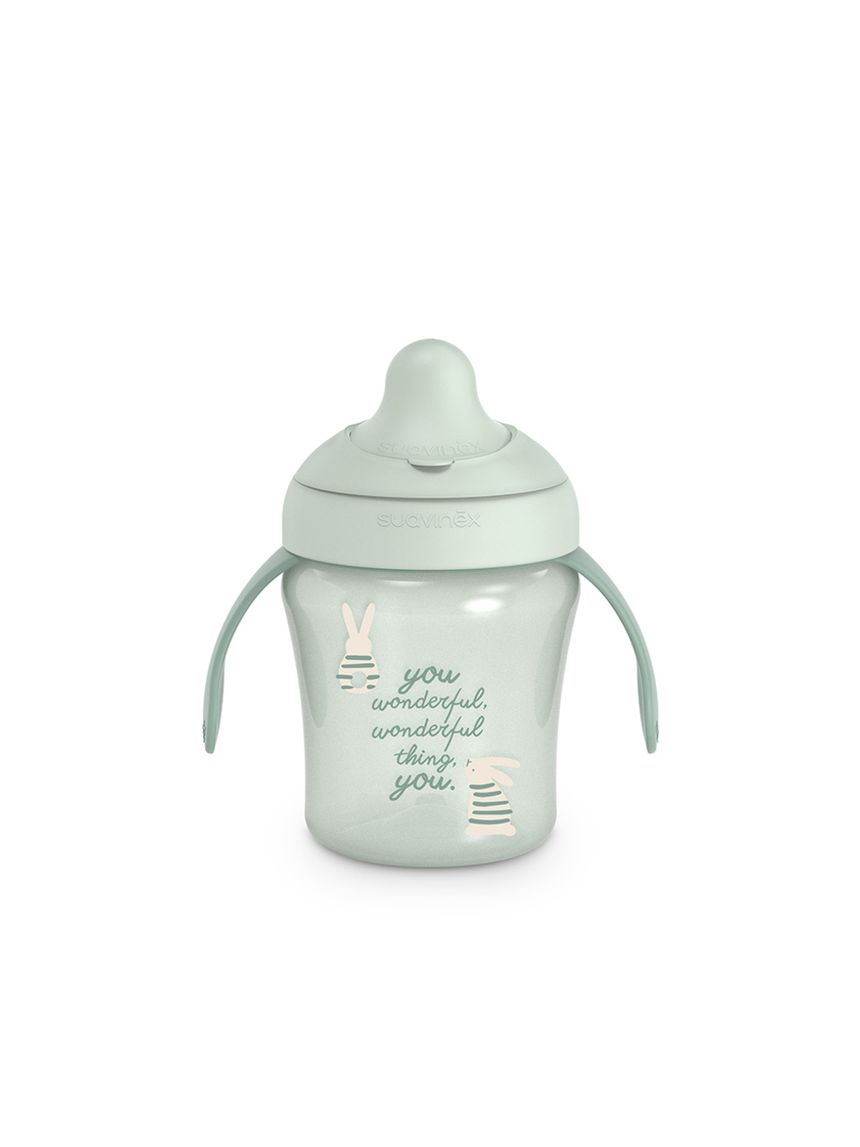 Wonderland tazza antigoccia 200ml +6m verde - suavinex