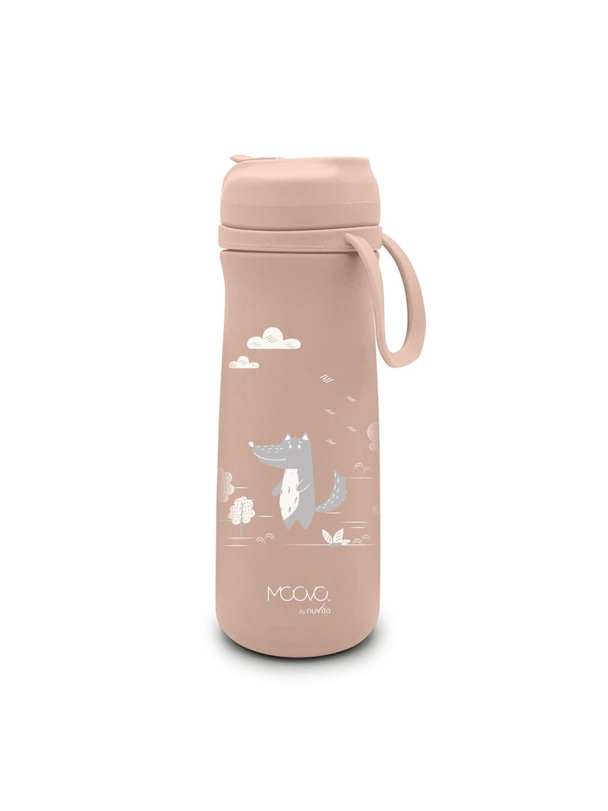 Borraccia bimbi termica in acciaio da 500ml - 4441 / english rose - nuvita