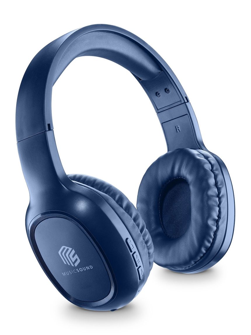 Cuffie bluetooth bbasic blu - music sound