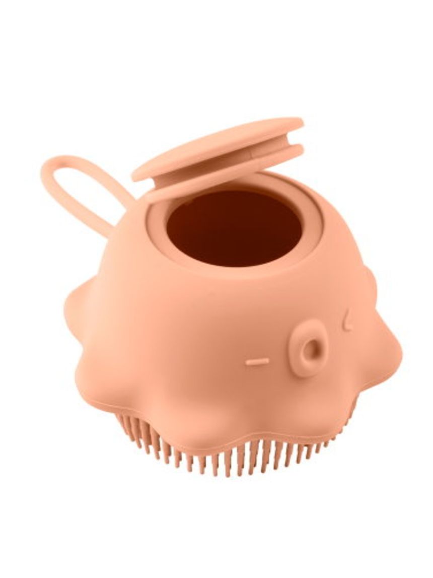 Spazzola corpo con dispenser arancione - chicco