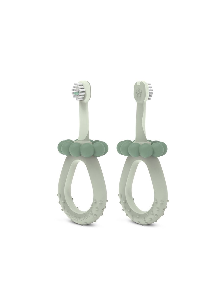 Oral care spazzolino primi dentini baby 0-2 anni verde - suavinex
