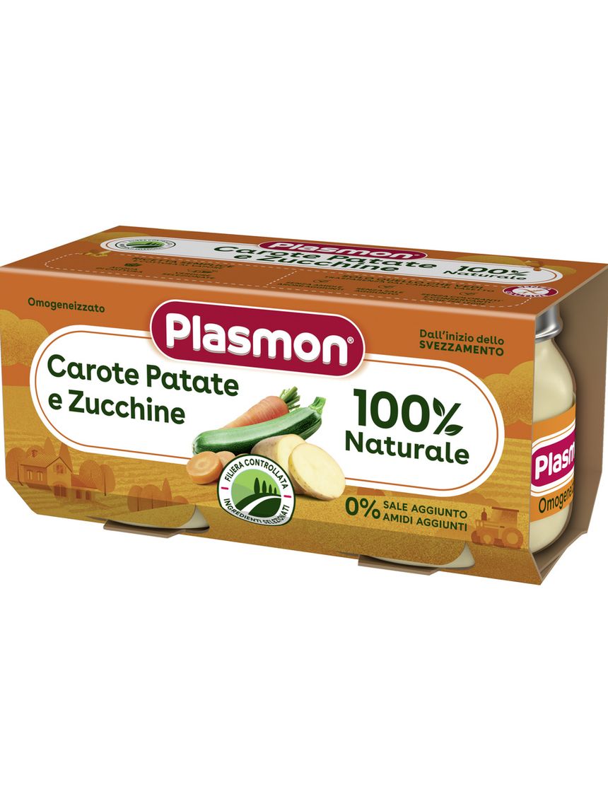 Omogeneizzato carote, patate e zucchine 2x80g - plasmon