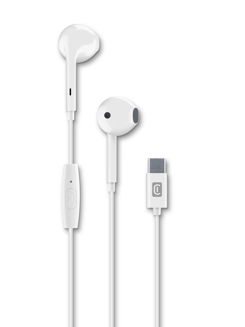 Auricolari capsule bluetooth porta usb-c bianco - cellularline