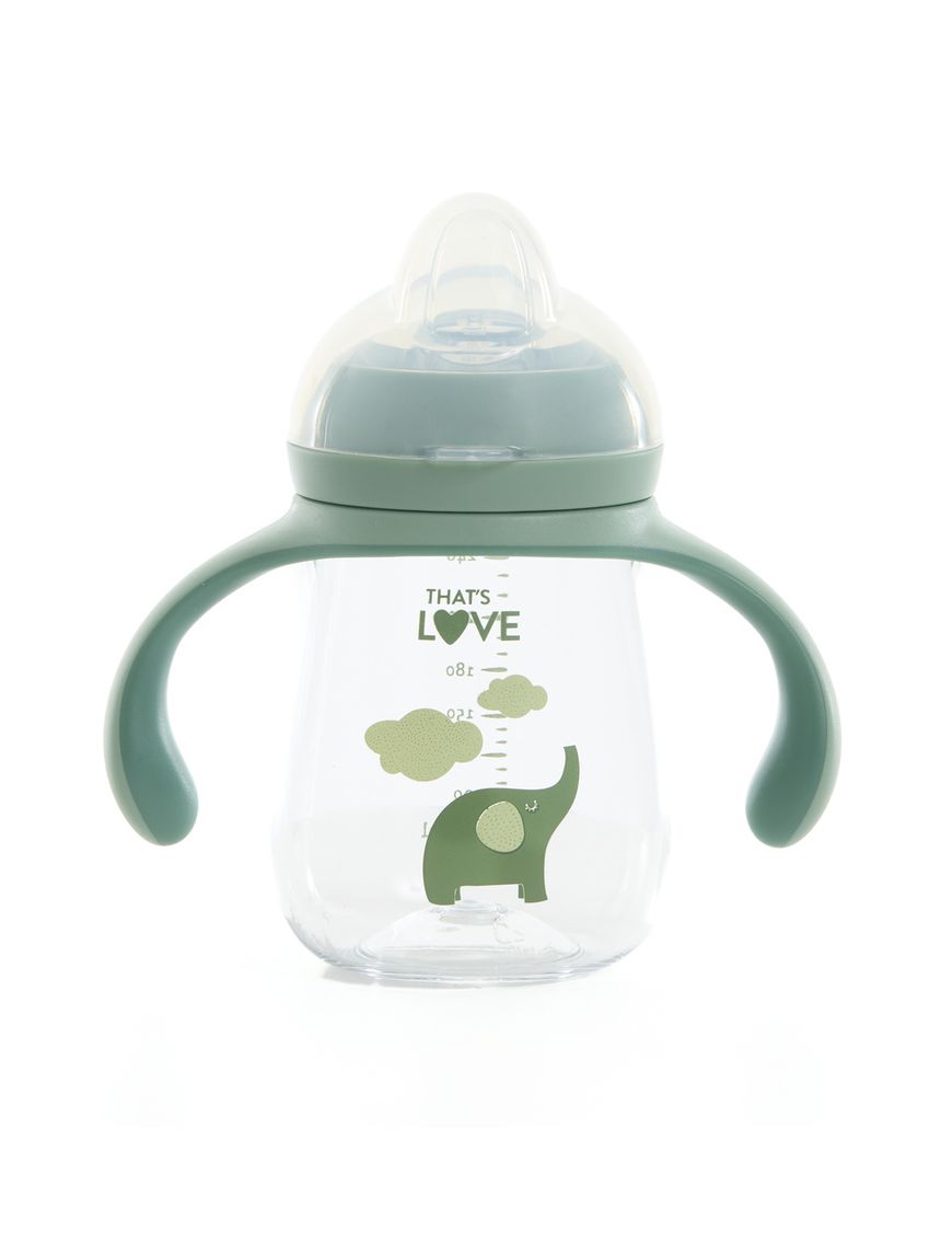 Tazza 6 m+ elephant 260 ml beccuccio silicone- that's love
