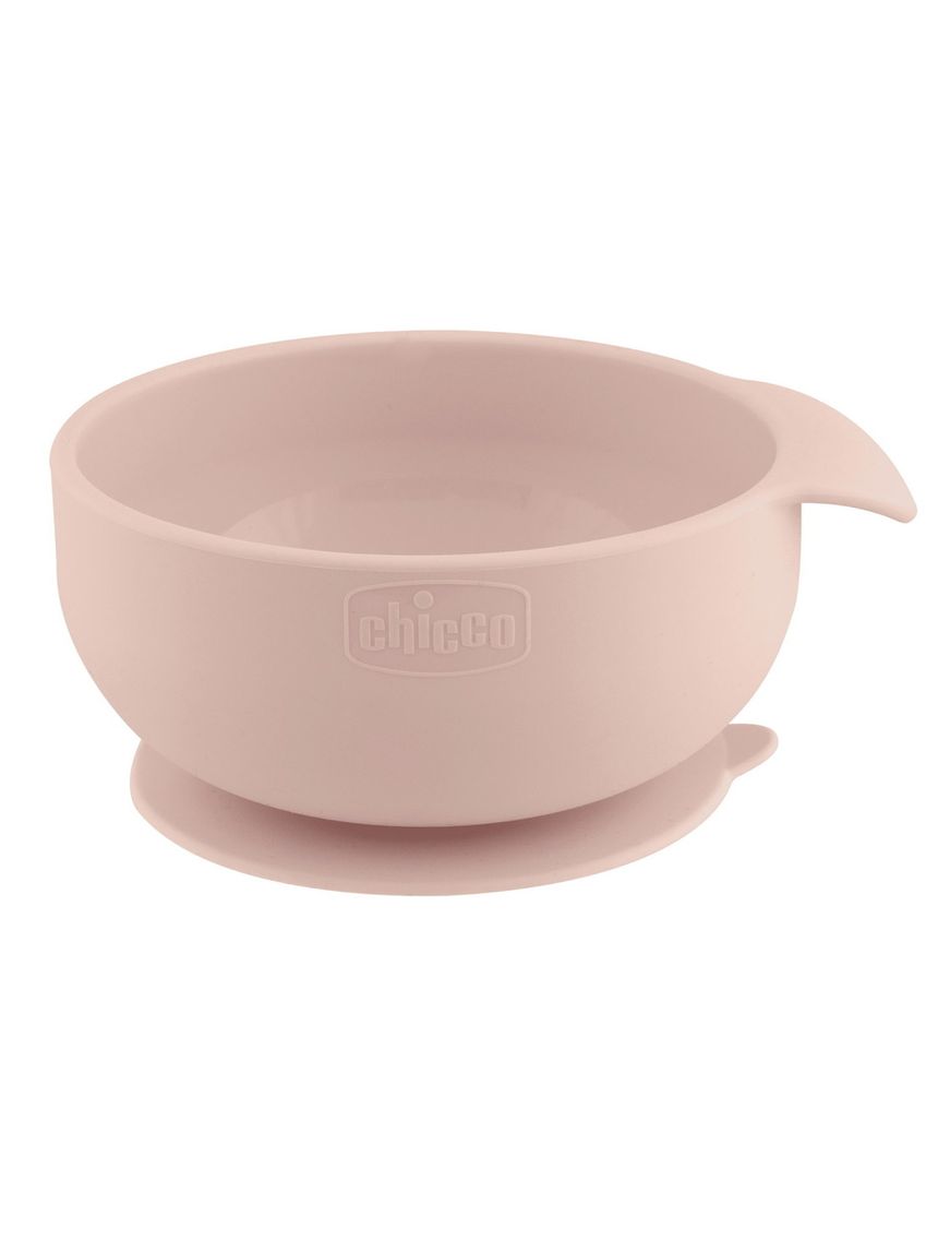 Ciotola in silicone rosa 6m+ - chicco